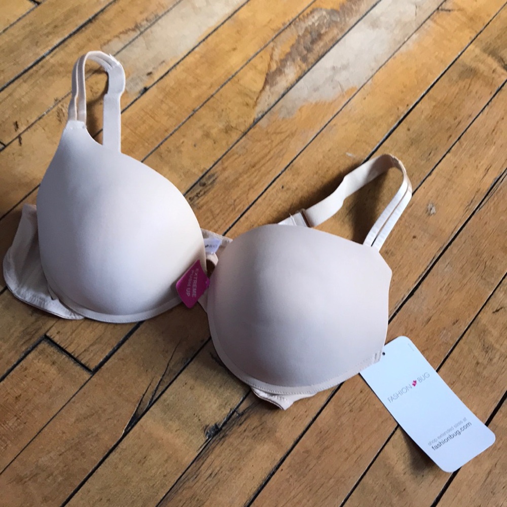 Fashion Bug Soft Cream Bra - Picture 1 of 6